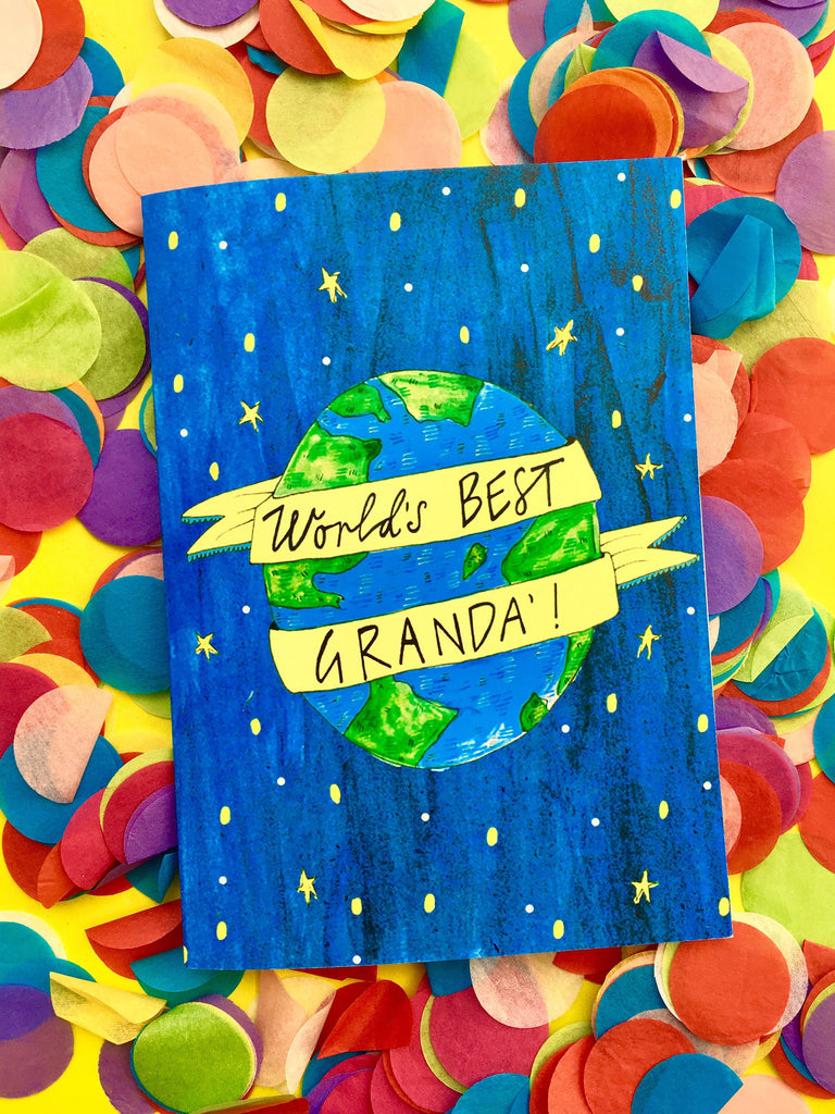 Worlds BEST Granda' Greetings Card