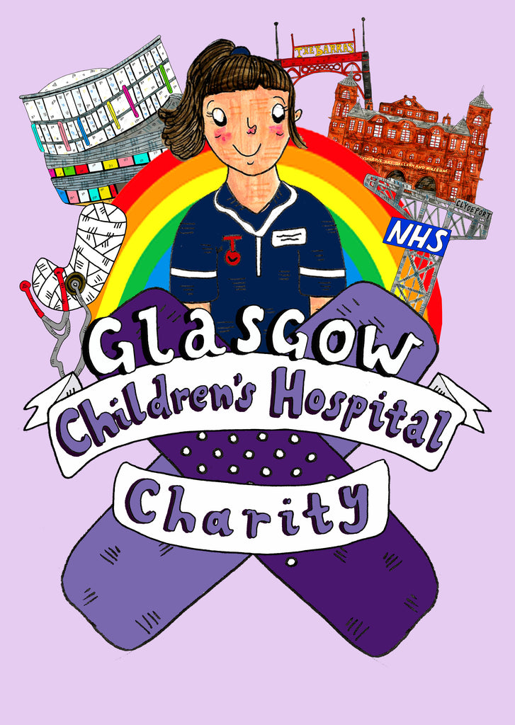 Glasgow Children’s Hospital Charity Illustration Work