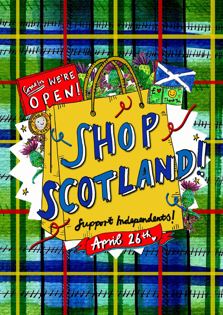 Shop Scotland! Illustration for Holly & Co.