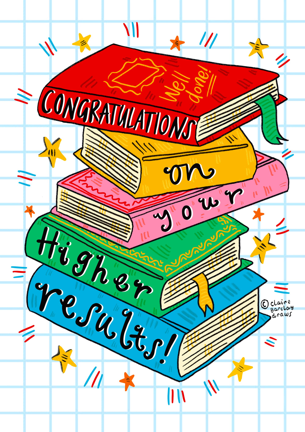 Congratulations on your Higher Results! Greetings Card