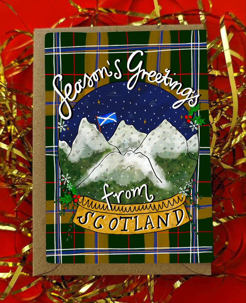 Season’s Greetings From Scotland! Christmas Card