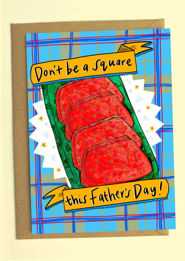 Don’t be a square this Father’s Day! Greetings Card