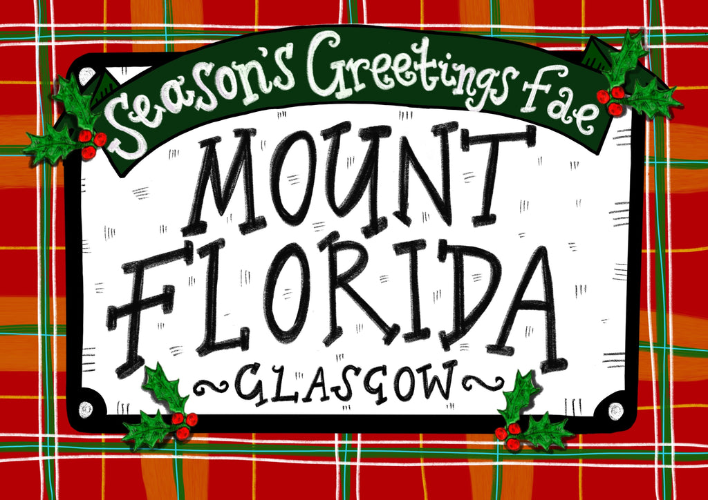 Seasons Greetings fae Mount Florida! Christmas Tree Decoration