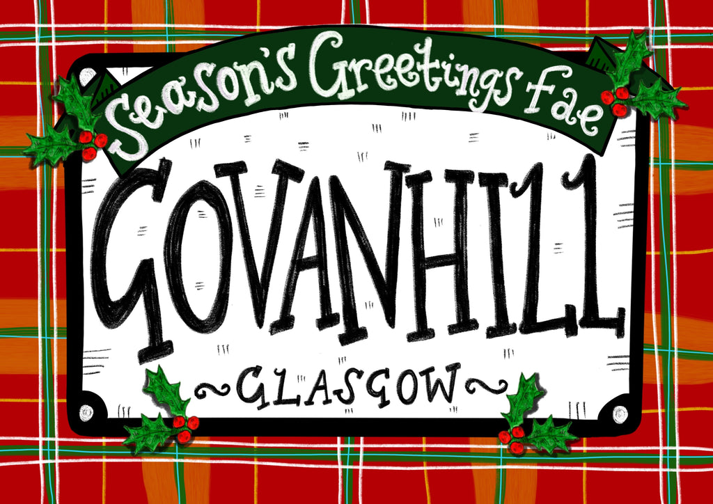 Seasons Greetings fae Govanhill! Christmas Tree Decoration
