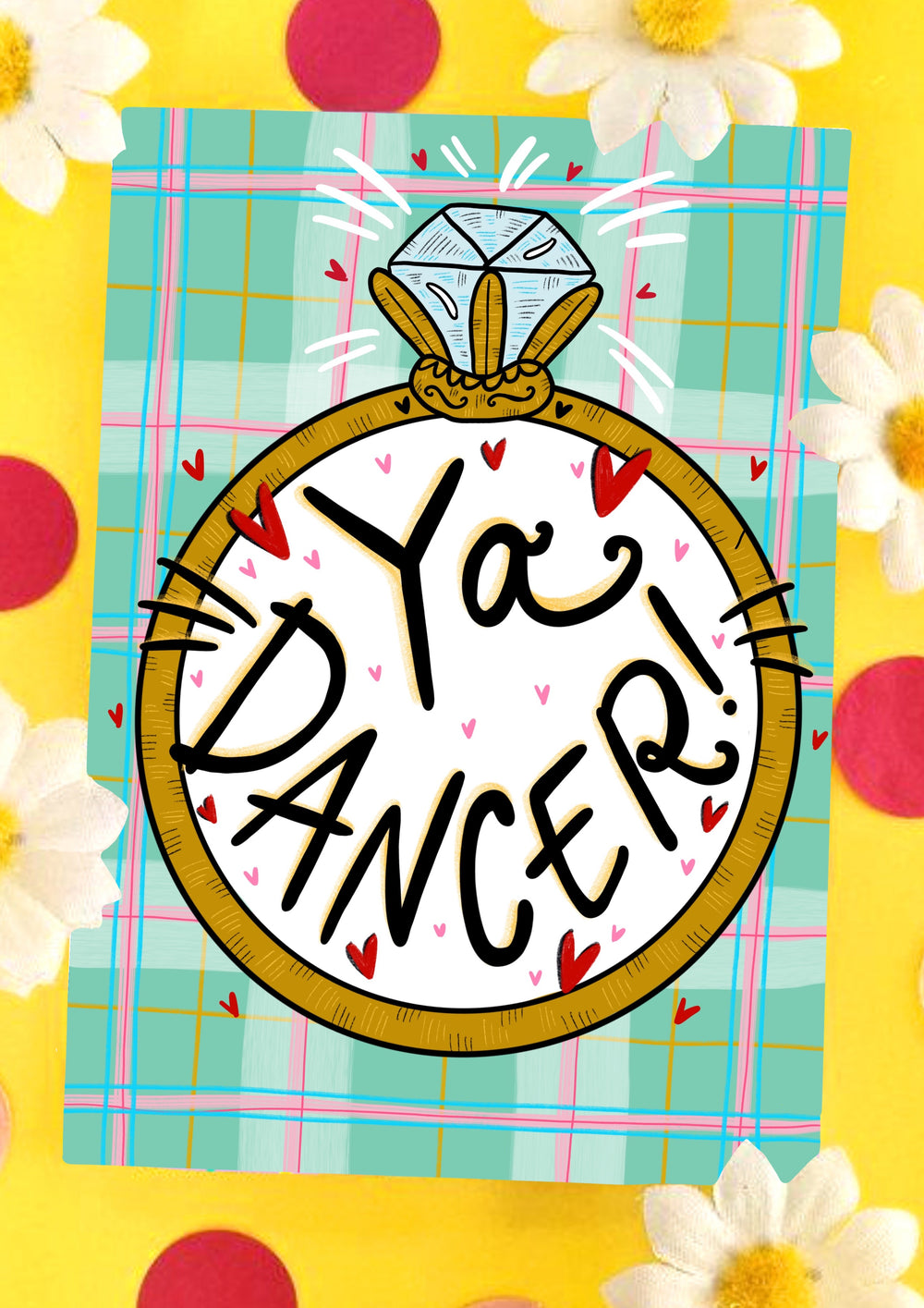 Ya Dancer! Engagement Card