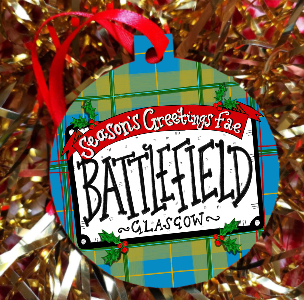 Seasons Greetings fae Battlefield! Christmas Tree Decoration