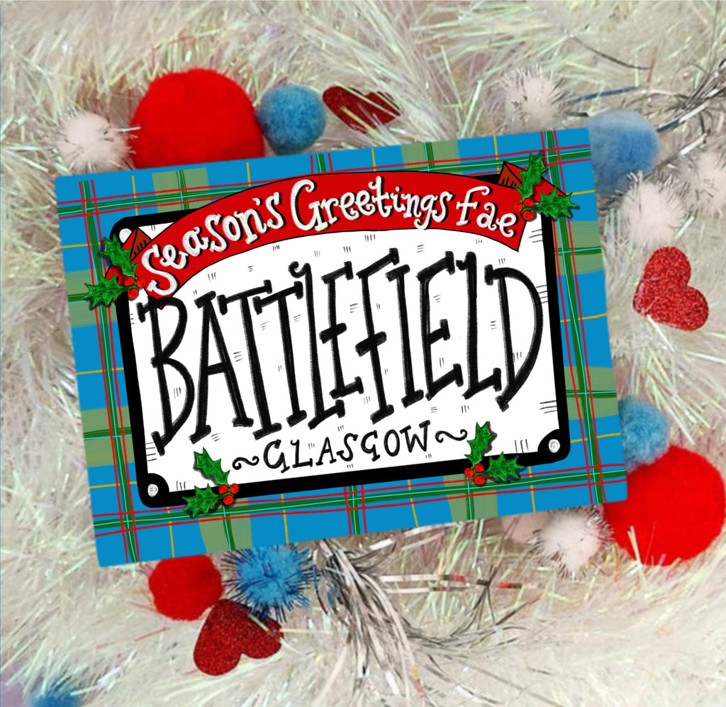 Seasons Greetings fae Battlefield! Xmas Card