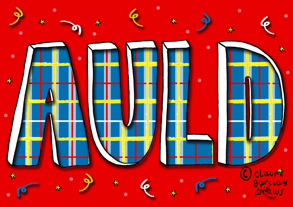 'AULD!' Greetings Card