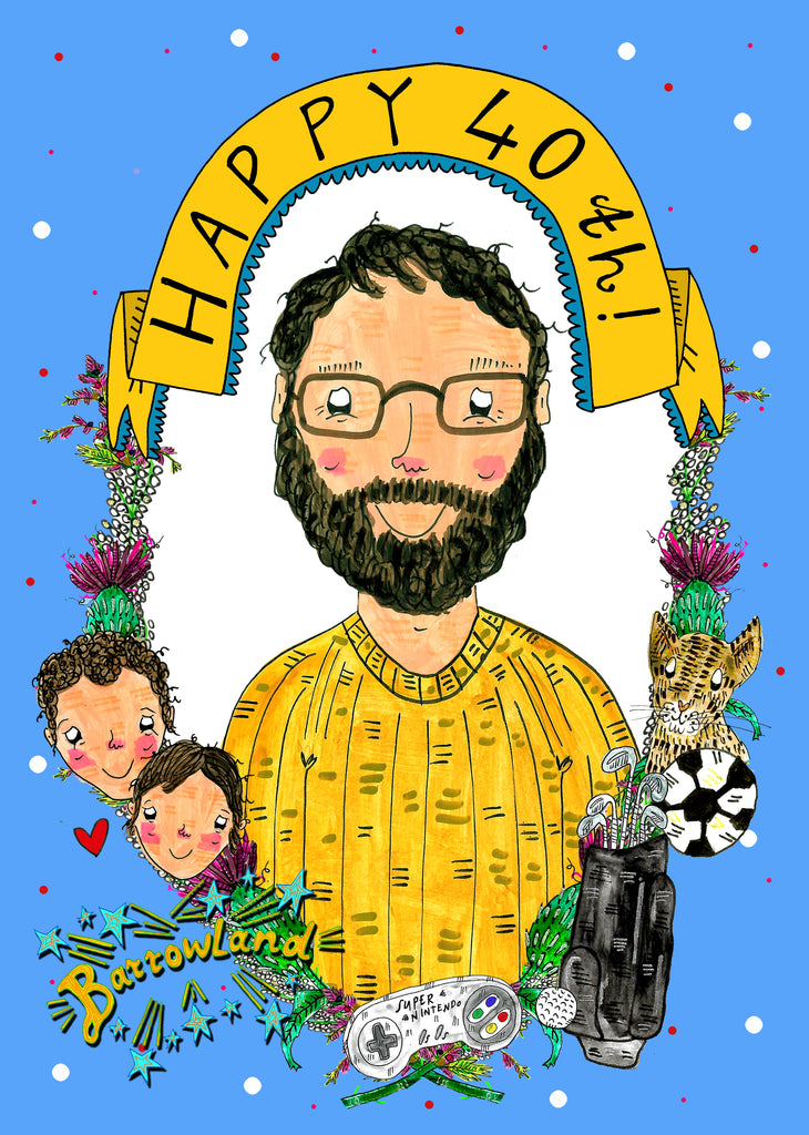 Custom Drawn Singular Portrait