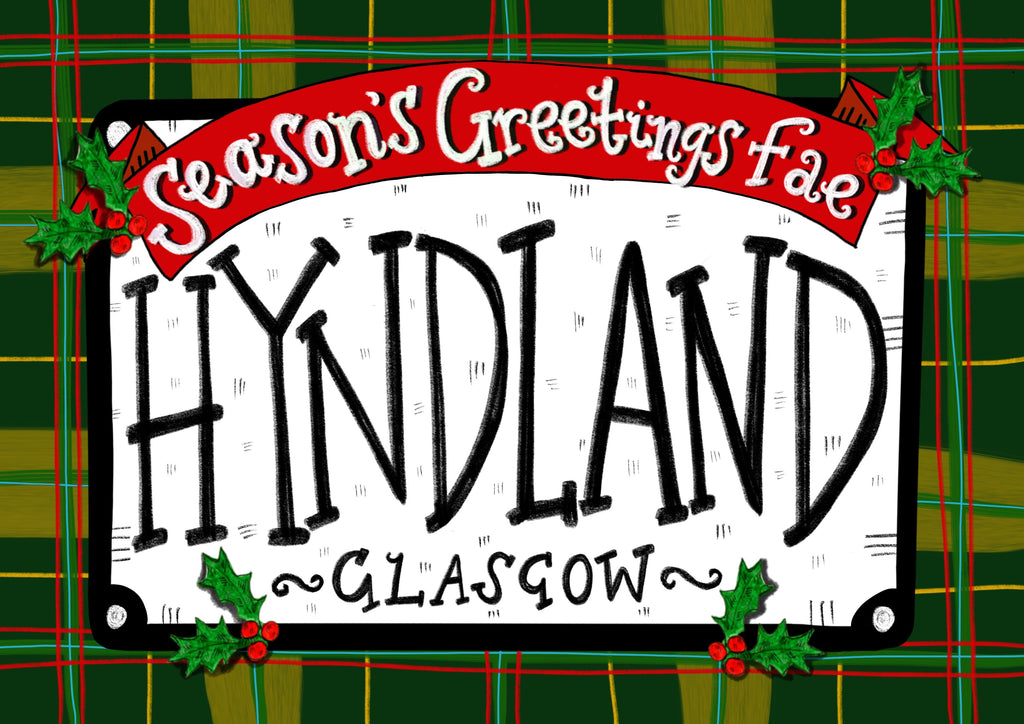 Seasons Greetings fae Hyndland! Christmas Tree Decoration