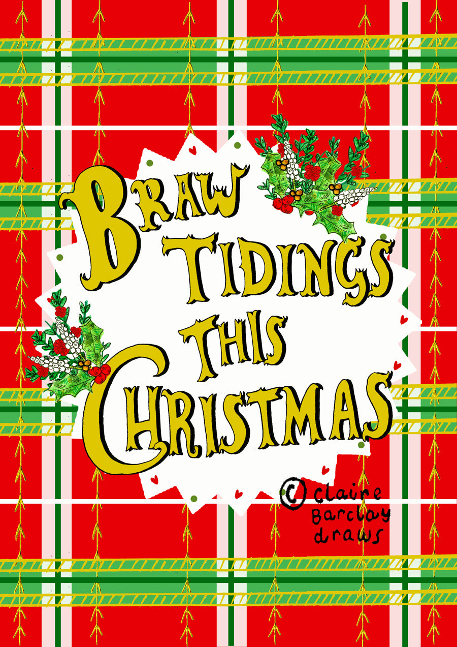 Braw Tidings this Christmas! Xmas Bauble