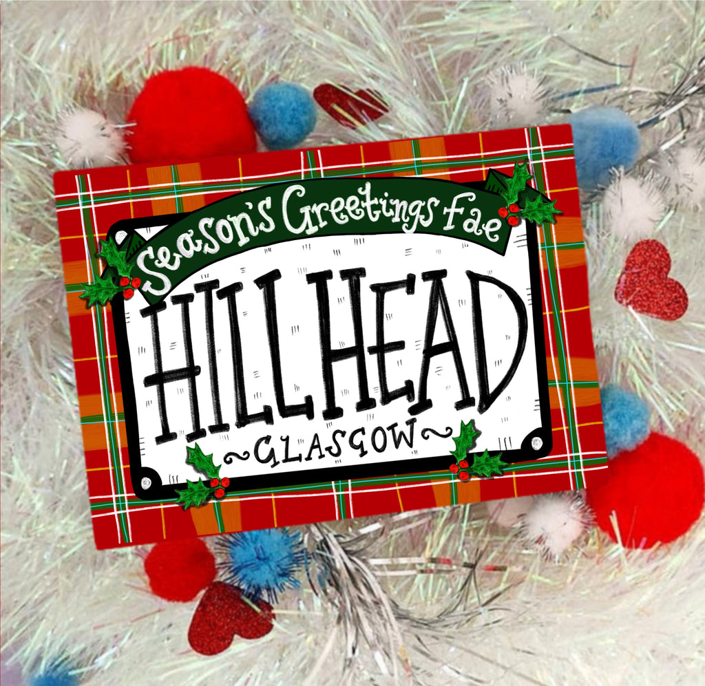 Seasons Greetings fae Hillhead! Xmas Card