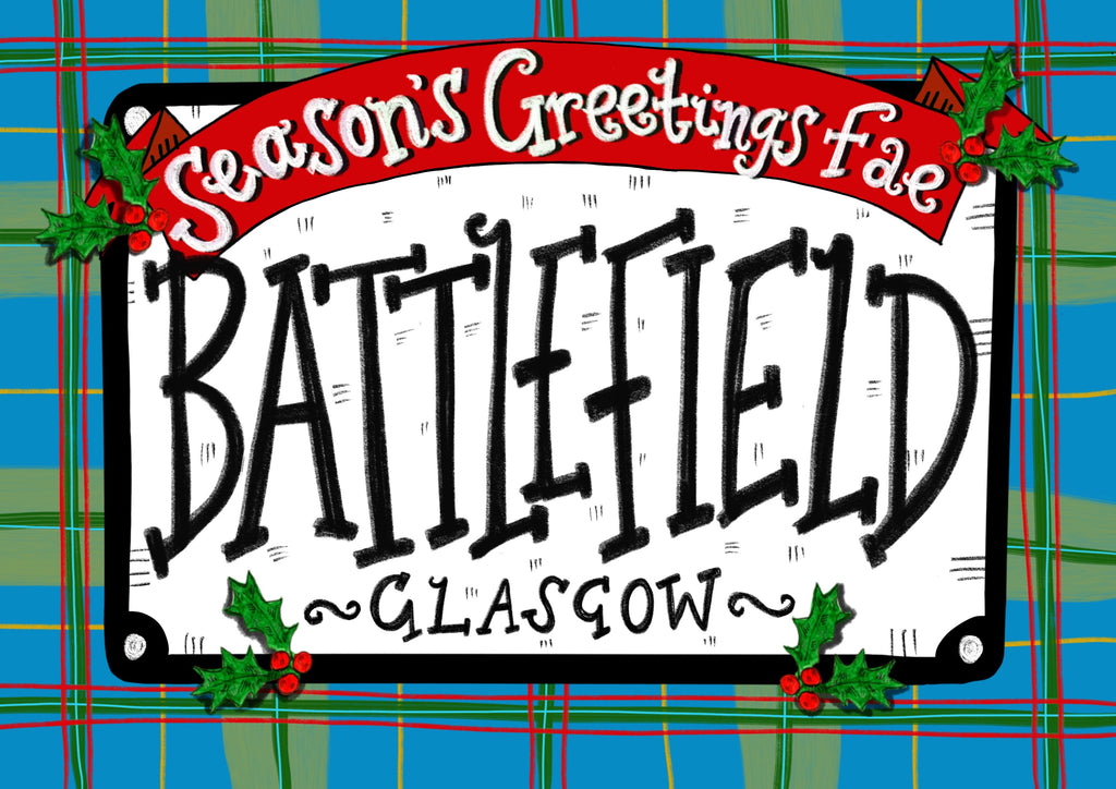 Seasons Greetings fae Battlefield! Xmas Card