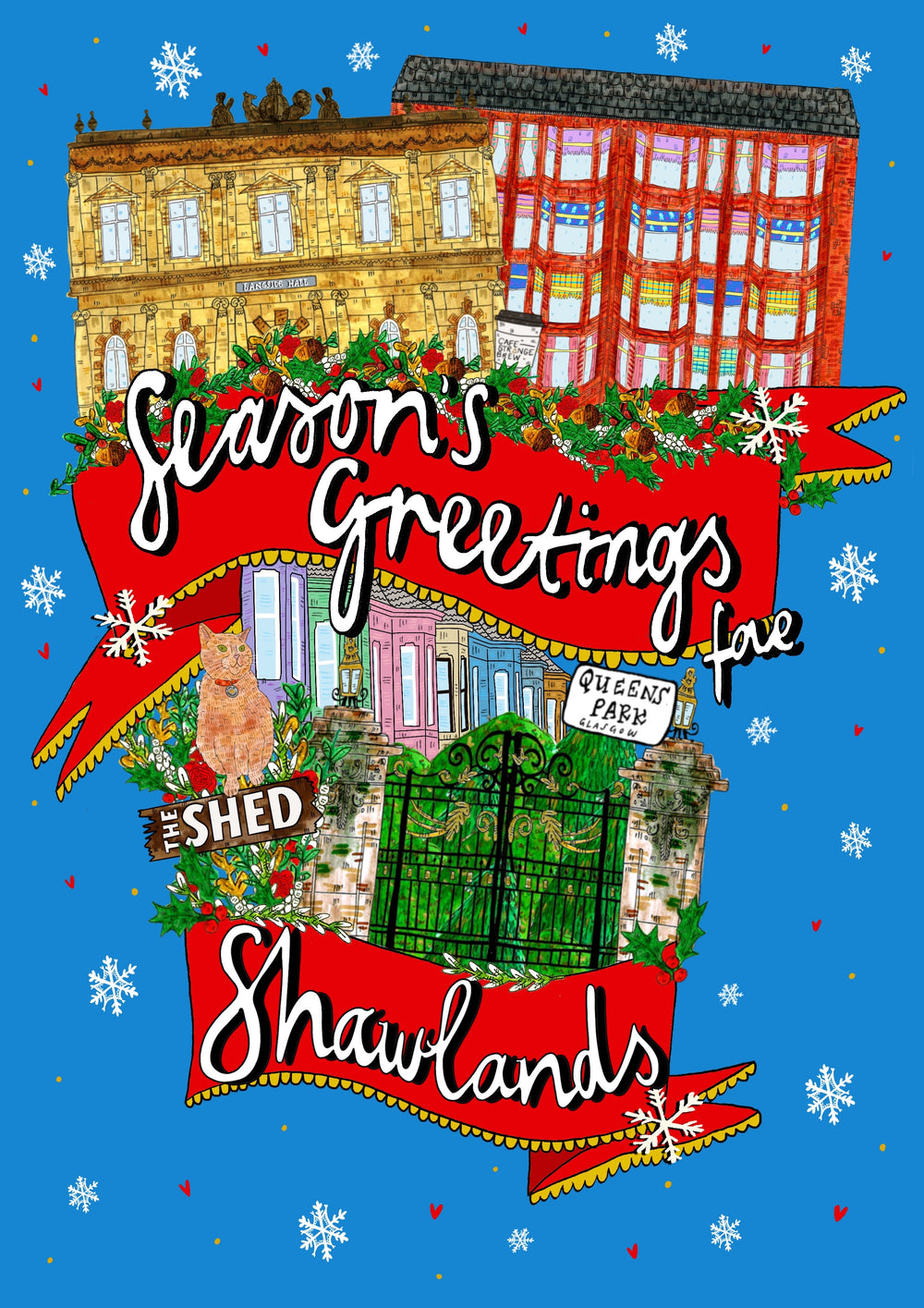 Seasons Greetings fae Shawlands! Xmas Card