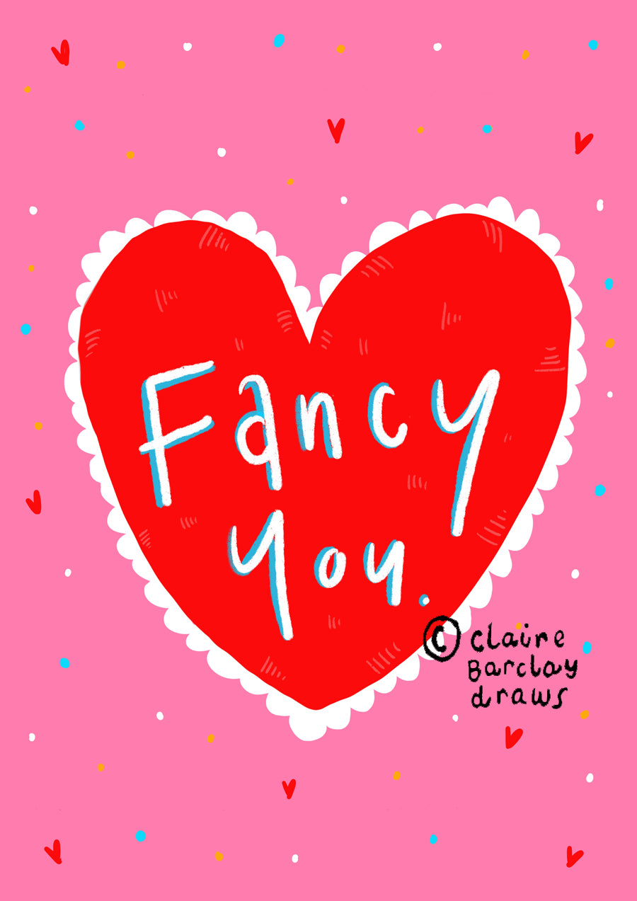 Fancy You! Greetings Card