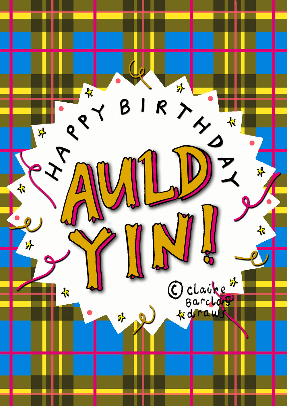 'Happy Birthday Auld Yin!' Greetings Card