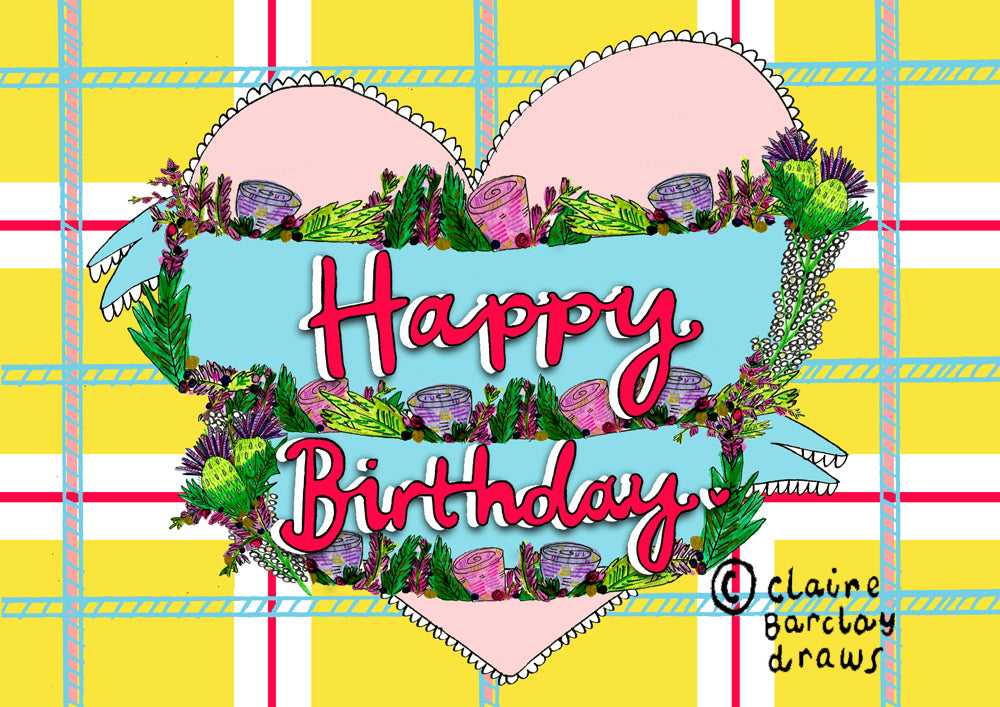 'Happy Birthday!' Greetings Card