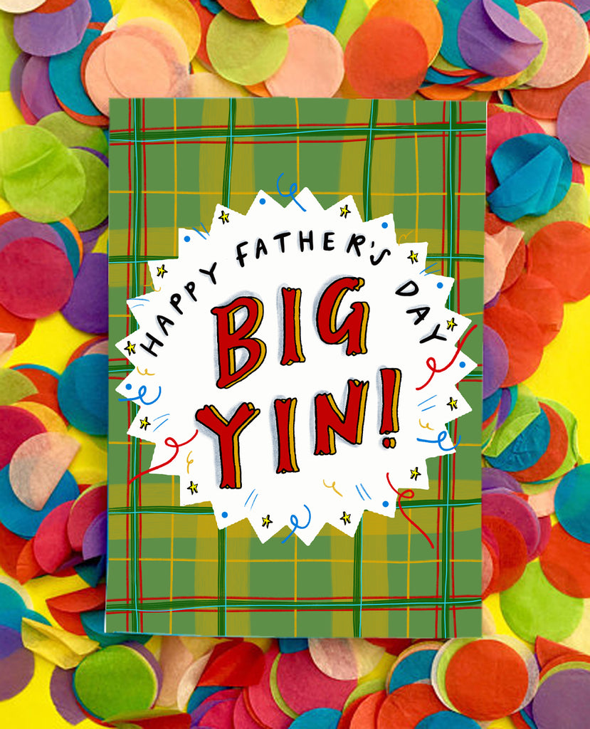 'Happy Father's Day BIG YIN!' Greetings Card