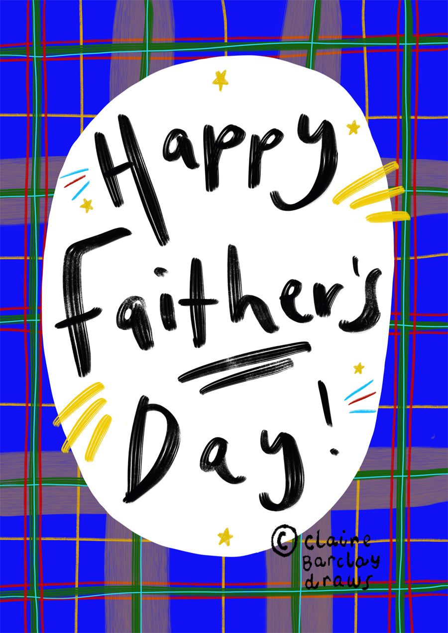 'Happy Faither's Day!' Greetings Card