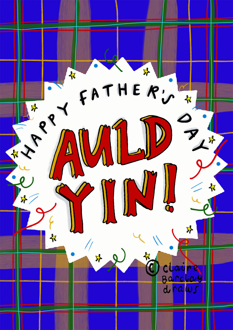 Happy Father's Day AULD YIN! Greetings Card