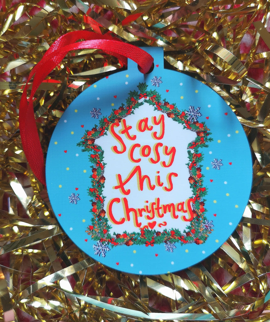 Stay COSY this Christmas! Xmas Bauble