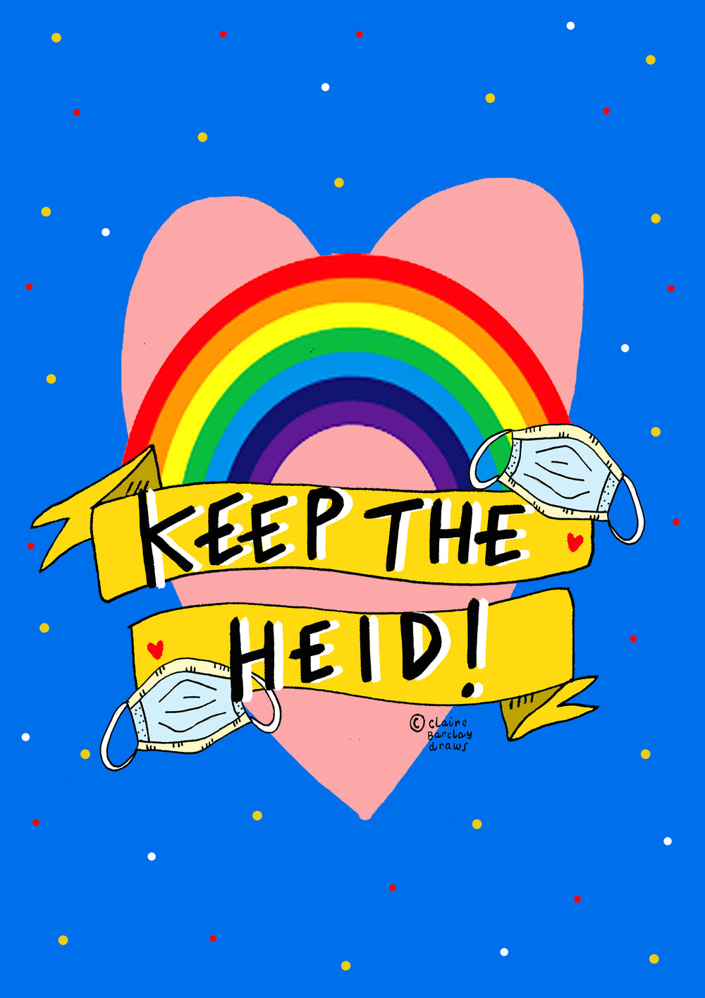 Keep the Heid! Greetings Card