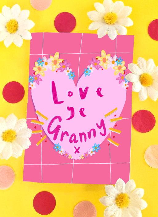 Love Ye Granny! Greetings Card