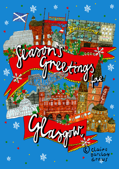 Seasons Greetings fae Glasgow! Xmas Card