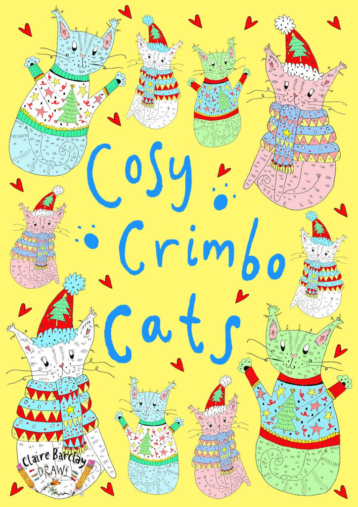 COSY CRIMBO CATS! Christmas Card