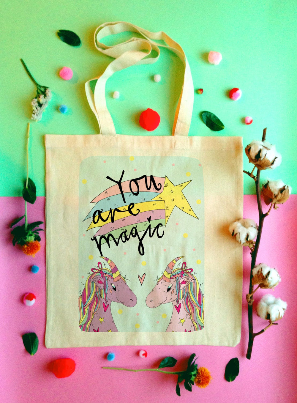 YOU ARE MAGIC! Unicorn Tote Bag