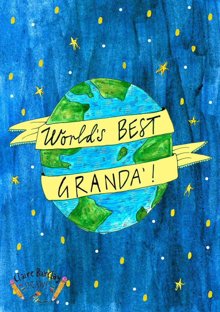 Worlds BEST Granda' Greetings Card