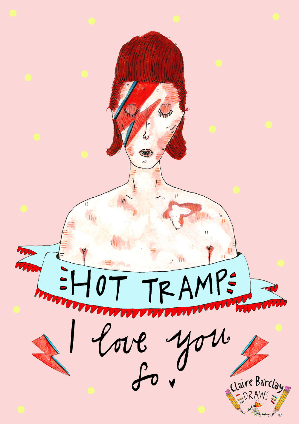 BOWIE 'Hot Tramp I Love You So' Illustration