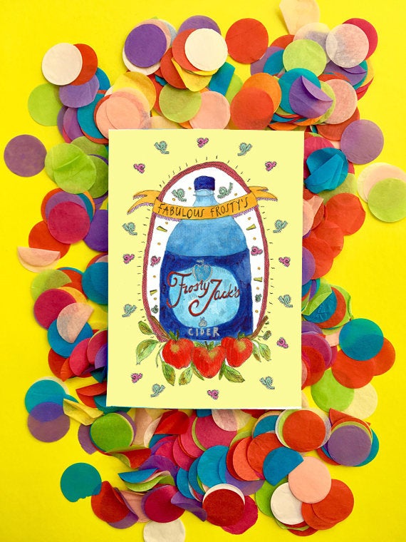 Fabulous Frosty's Greetings Card