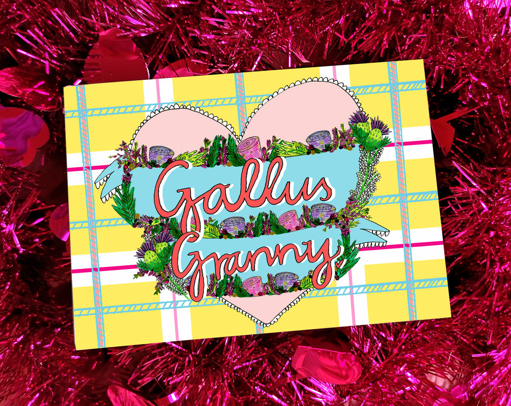 Gallus Granny Mother's Day Greetings Card