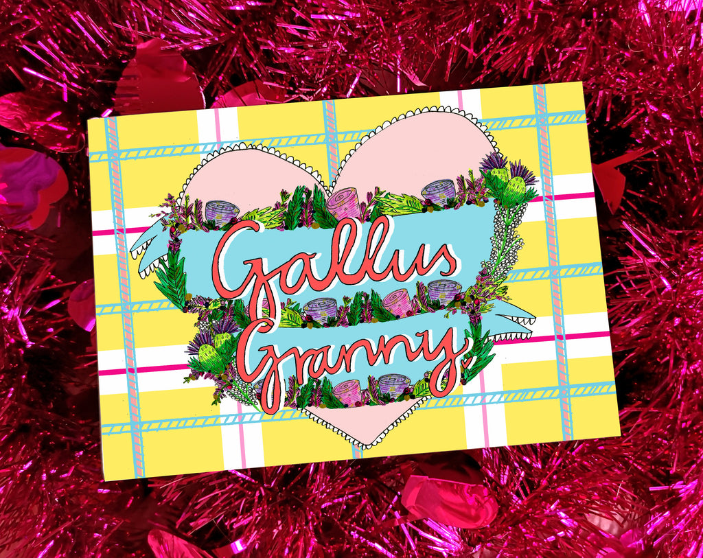 Gallus Granny Mother's Day Greetings Card