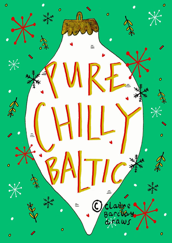 Pure Chilly Baltic! Christmas Card