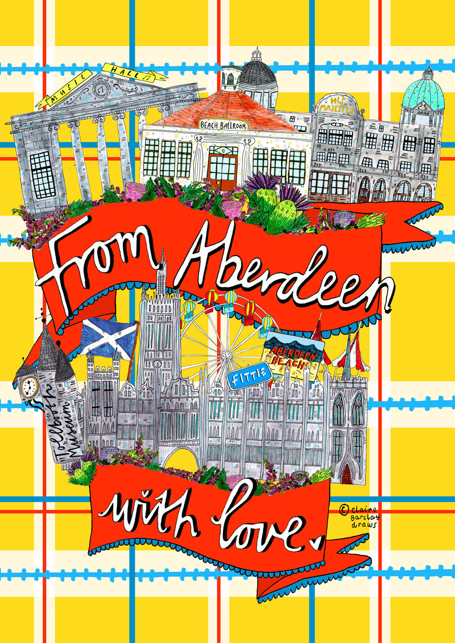 From Aberdeen With Love! Greetings Card